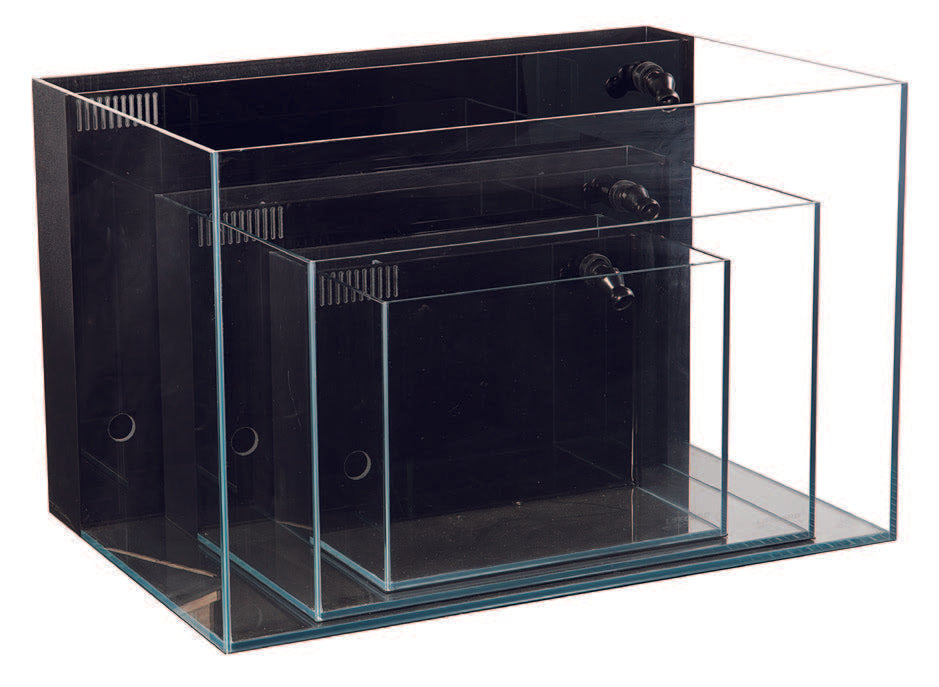 Lifegard BUY 3 AND SAVE Nested Set of CRYSTAL 45 Degree Beveled Edge Low Iron Ultra Clear with Built in Back Filter