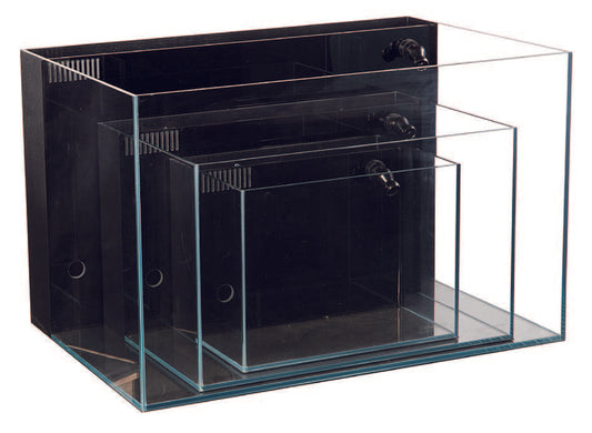 Lifegard BUY 3 AND SAVE Nested Set of CRYSTAL 45 Degree Beveled Edge Low Iron Ultra Clear with Built in Back Filter
