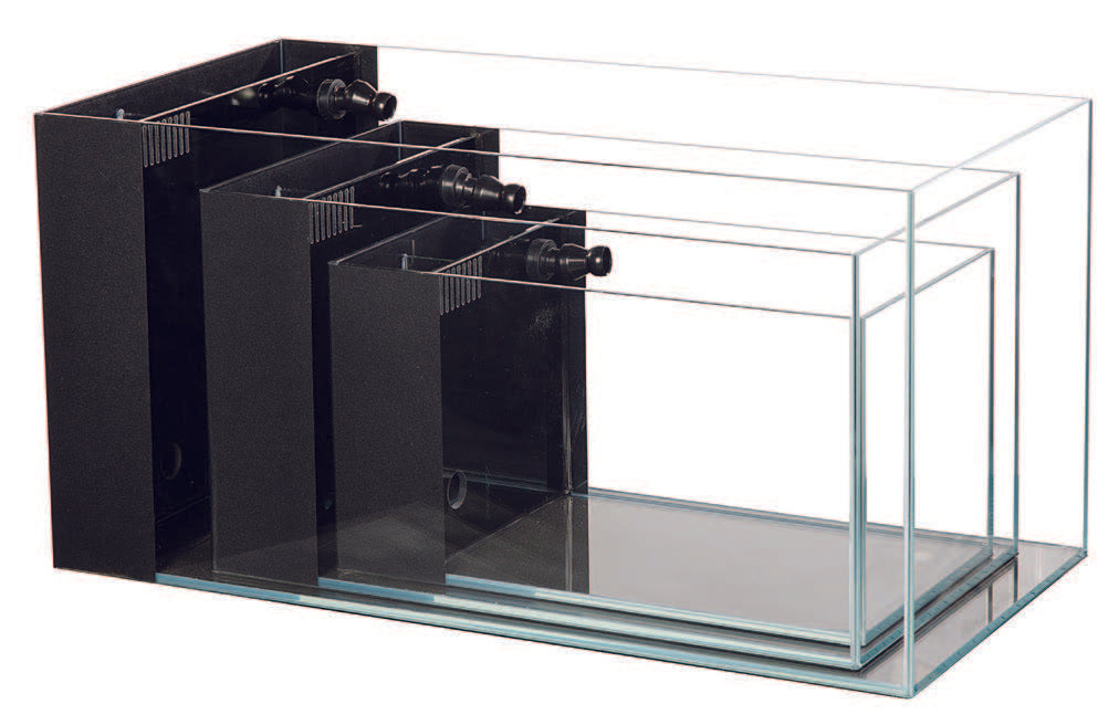 BUY ALL THREE AND SAVE Lifegard 3 in 1 Nested Set of CRYSTAL 45 Degree Beveled Edge Low Iron Ultra Clear with Built in Side Filter (14.26, 7.43 and 3.8 Gallons)