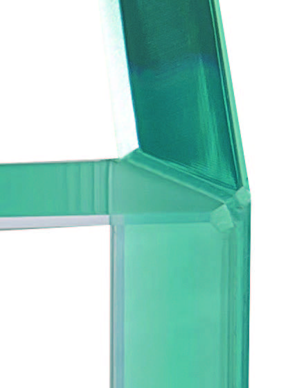 Lifegard BUY 3 AND SAVE Nested Set of CRYSTAL 45 Degree Beveled Edge Low Iron Ultra Clear with Built in Back Filter