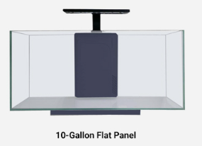 JBJ Desktop Flat Panel with 10W Lyra LED 10 gallons