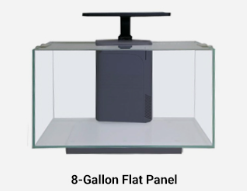 JBJ Desktop Flat Panel with 10W Lyra LED 8 gallons