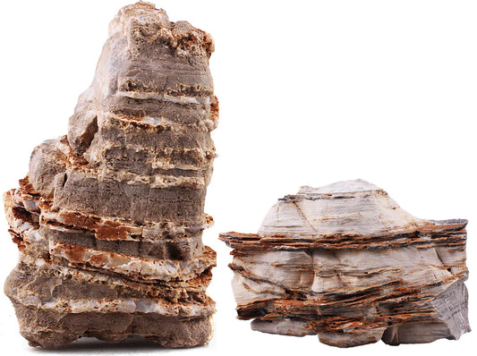 Lifegard Pagoda Crema Textured Stone - 44 Lbs box of MEDIUM size stones